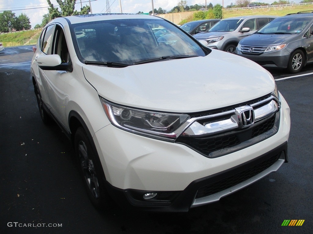 2018 CR-V EX-L AWD - White Diamond Pearl / Ivory photo #7