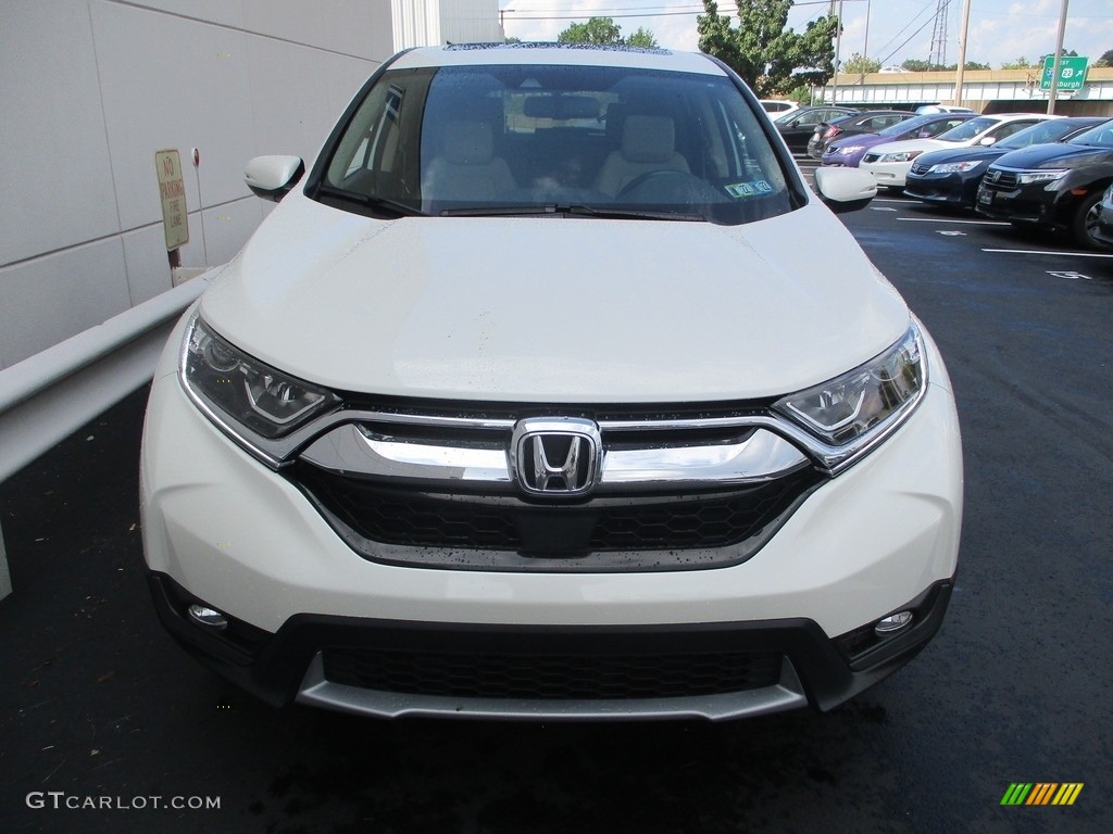2018 CR-V EX-L AWD - White Diamond Pearl / Ivory photo #8