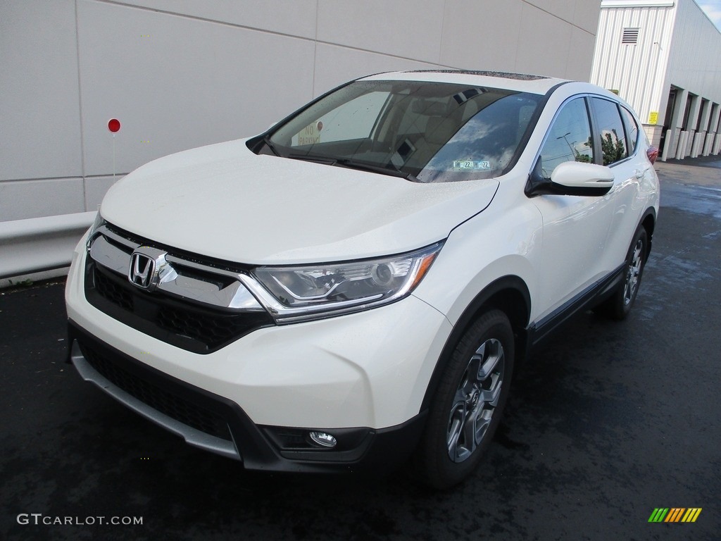 2018 CR-V EX-L AWD - White Diamond Pearl / Ivory photo #9
