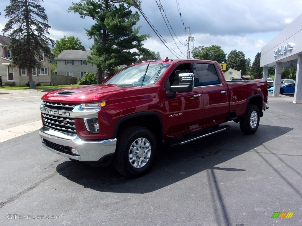 Cherry Red Tintcoat 2022 Chevrolet Silverado 2500HD LTZ Crew Cab 4x4 Exterior Photo #142729856