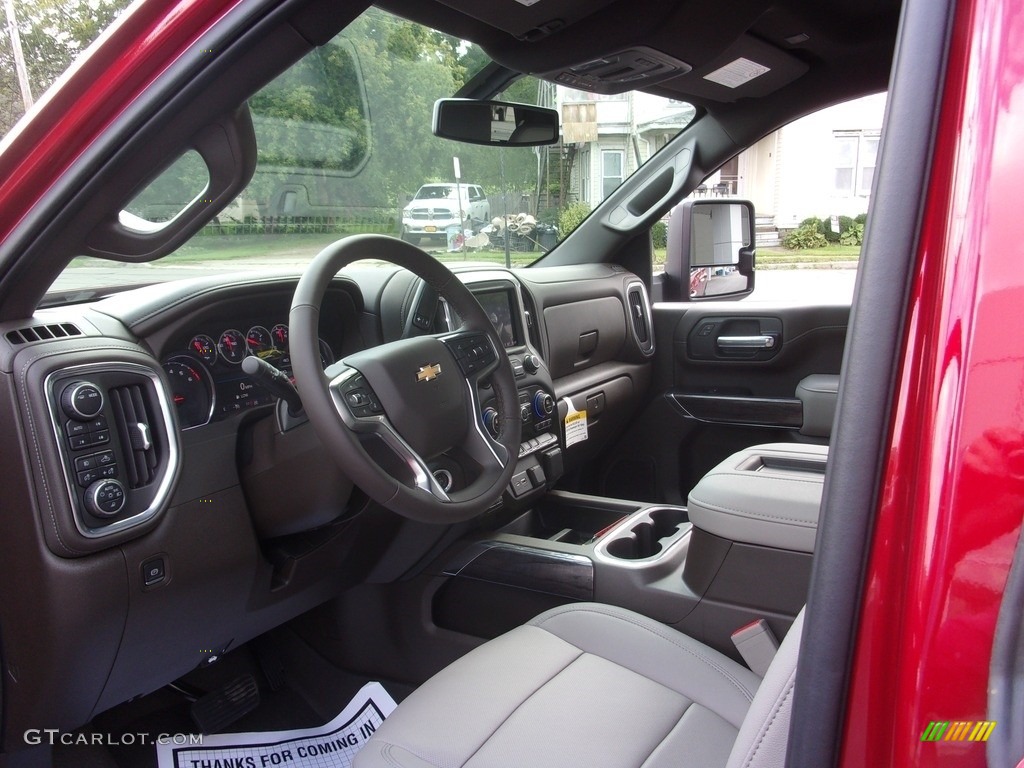 Gideon/Very Dark Atmosphere Interior 2022 Chevrolet Silverado 2500HD LTZ Crew Cab 4x4 Photo #142730348