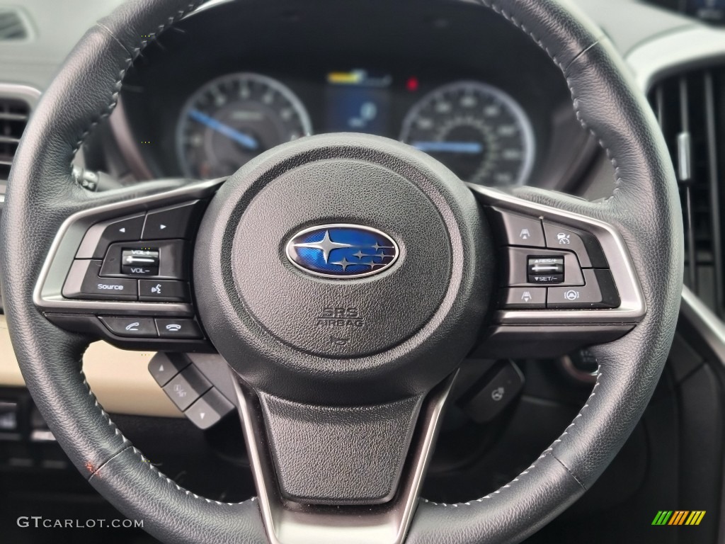 2021 Subaru Ascent Limited Slate Black Steering Wheel Photo #142731074