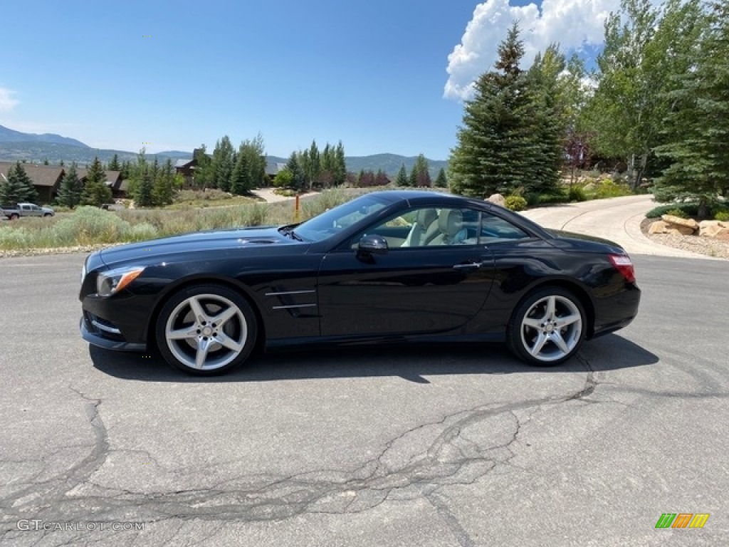 2016 SL 550 Roadster - Obsidian Black Metallic / Porcelain/Black photo #5