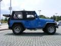1999 Intense Blue  Pearlcoat Jeep Wrangler Sport 4x4  photo #6