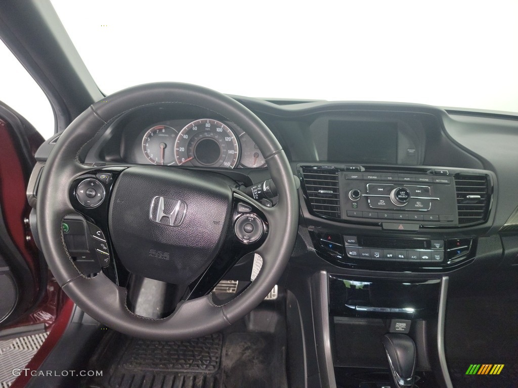 2016 Honda Accord Sport Sedan Black Dashboard Photo #142732460