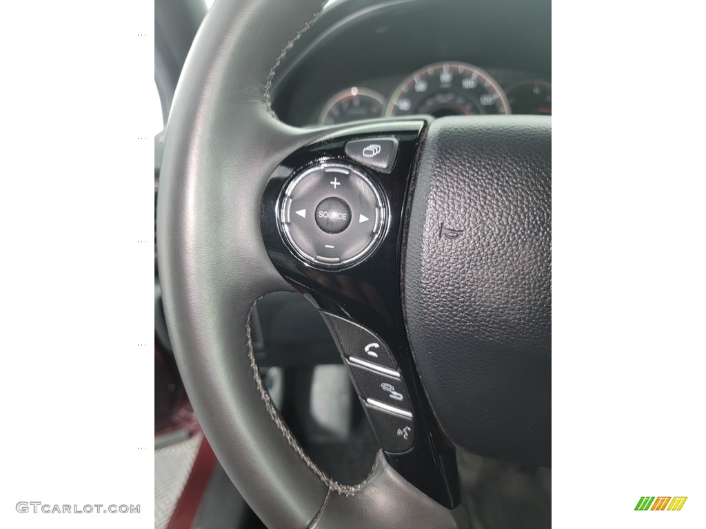 2016 Accord Sport Sedan - Basque Red Pearl II / Black photo #17
