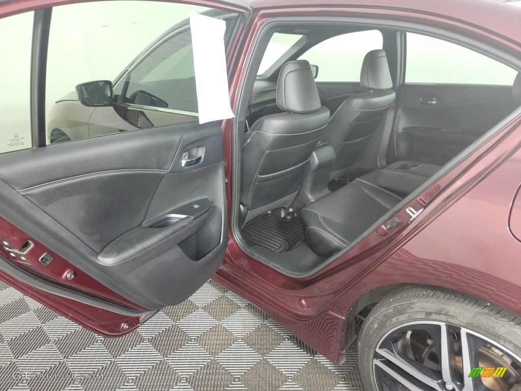 2016 Accord Sport Sedan - Basque Red Pearl II / Black photo #22