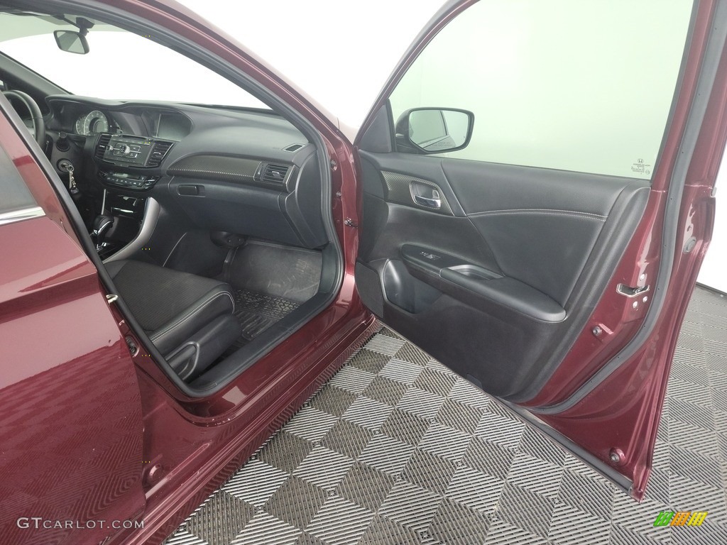 2016 Accord Sport Sedan - Basque Red Pearl II / Black photo #25