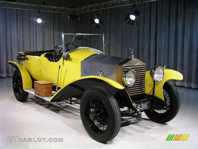 1928 20 Barker Tourer Convertible - Yellow / Black photo #3