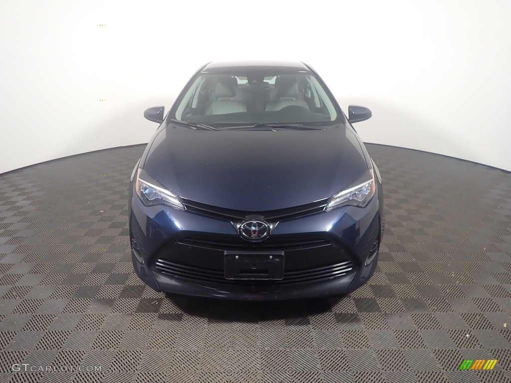 2018 Corolla LE - Blue Crush Metallic / Ash/Dark Gray photo #5