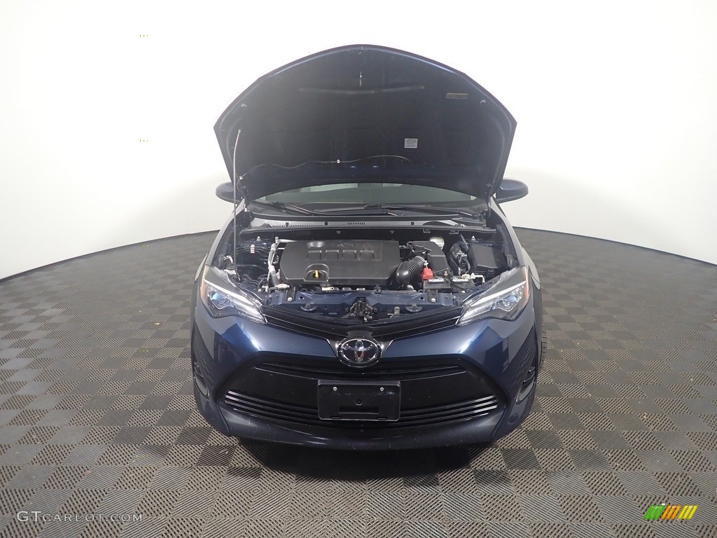 2018 Corolla LE - Blue Crush Metallic / Ash/Dark Gray photo #6