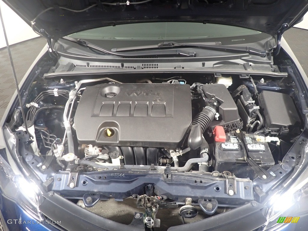 2018 Corolla LE - Blue Crush Metallic / Ash/Dark Gray photo #7