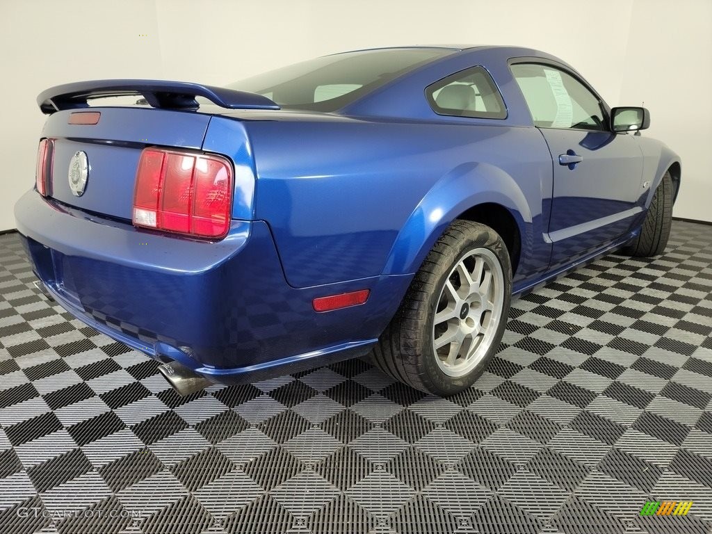 2007 Mustang GT Premium Coupe - Vista Blue Metallic / Light Graphite photo #8