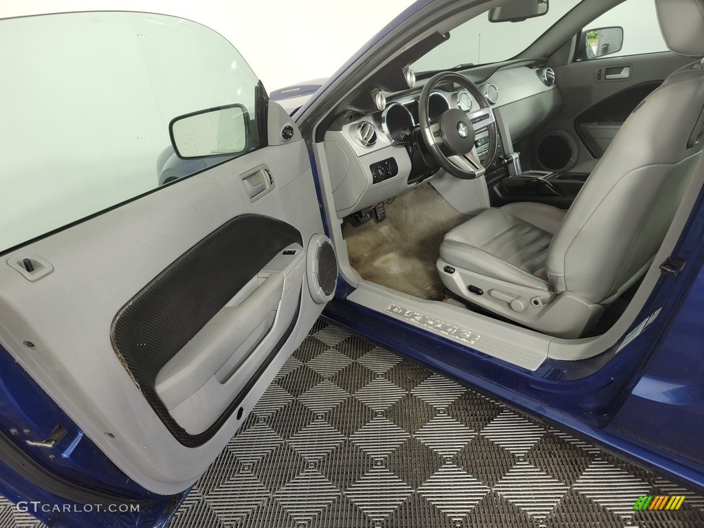 2007 Mustang GT Premium Coupe - Vista Blue Metallic / Light Graphite photo #12
