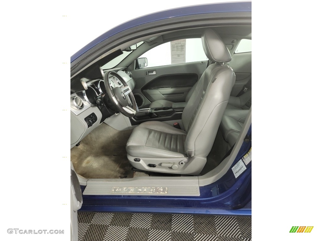 2007 Mustang GT Premium Coupe - Vista Blue Metallic / Light Graphite photo #14