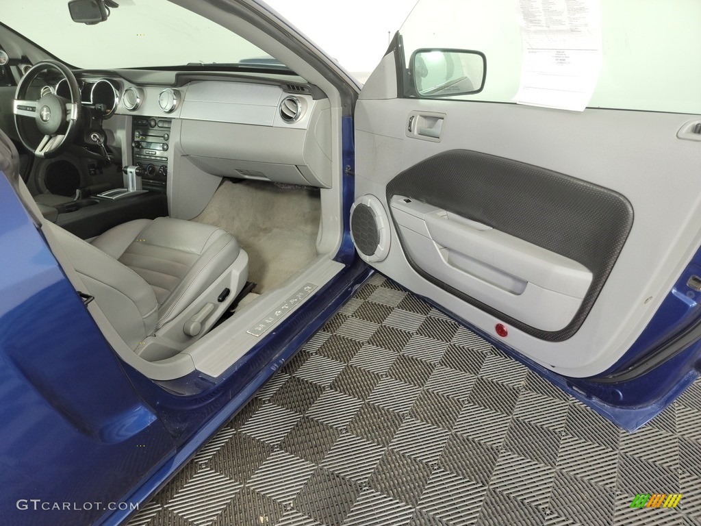 2007 Mustang GT Premium Coupe - Vista Blue Metallic / Light Graphite photo #20
