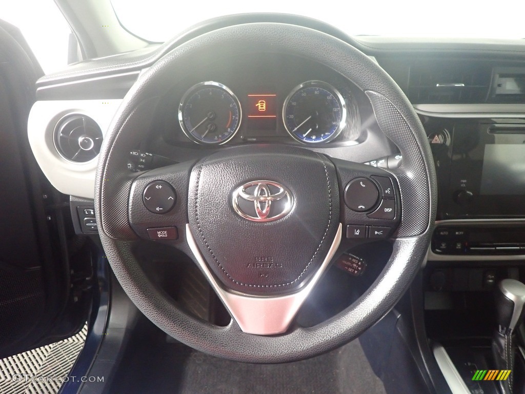 2018 Corolla LE - Blue Crush Metallic / Ash/Dark Gray photo #27