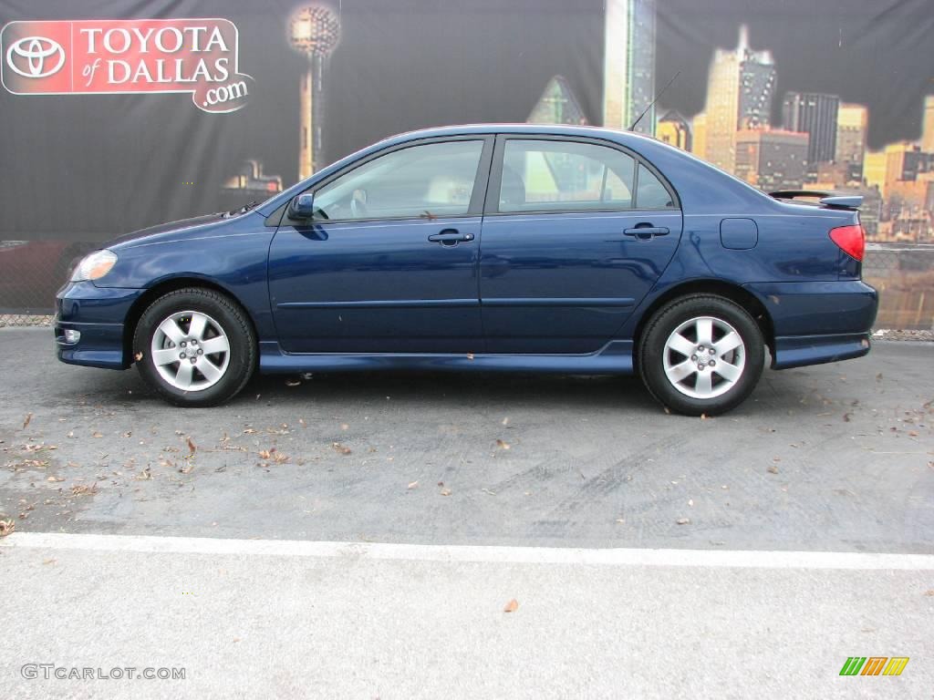 2007 Corolla S - Indigo Ink Pearl / Dark Charcoal photo #1