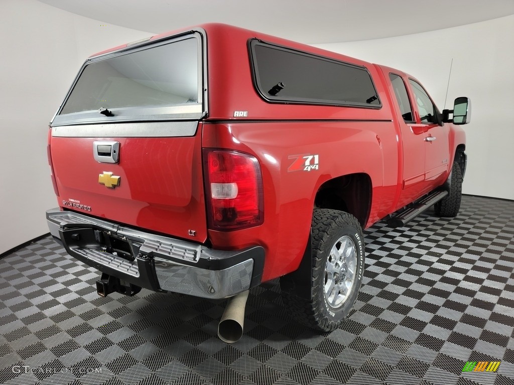 2012 Silverado 2500HD LT Extended Cab 4x4 - Victory Red / Ebony photo #7