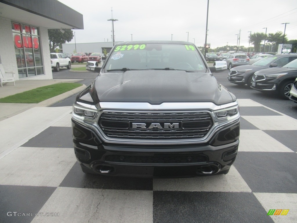 2019 1500 Limited Crew Cab - Diamond Black Crystal Pearl / Black photo #2