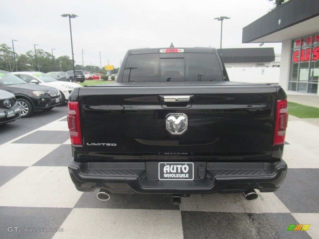 2019 1500 Limited Crew Cab - Diamond Black Crystal Pearl / Black photo #4