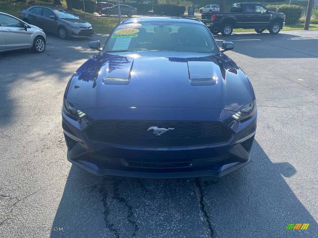 2018 Mustang EcoBoost Fastback - Lightning Blue / Ebony photo #3