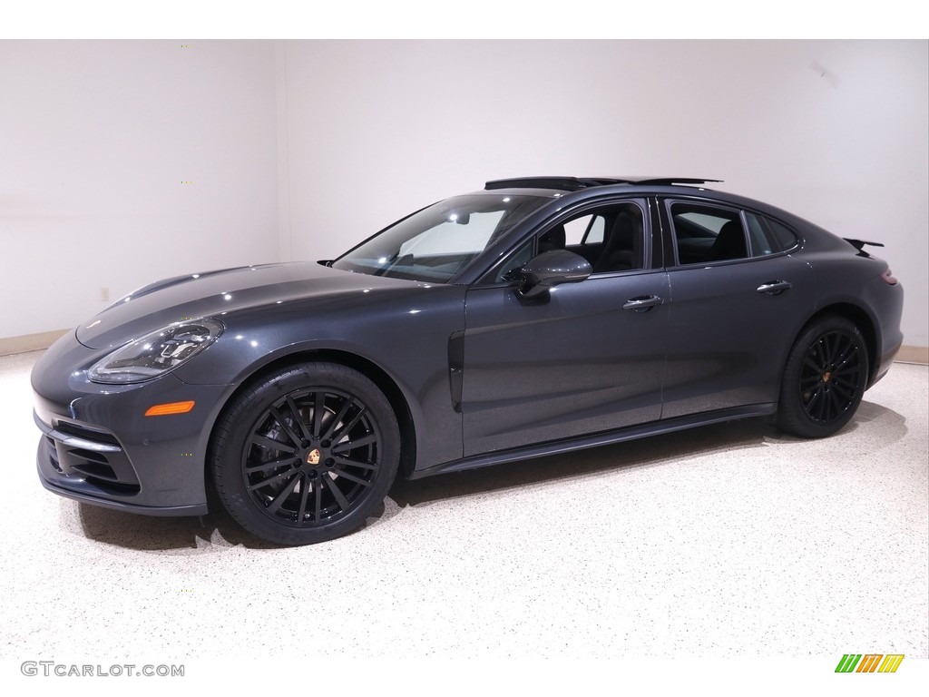 2018 Panamera 4 - Agate Grey Metallic / Black photo #3
