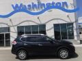 2016 Magnetic Black Nissan Rogue S AWD  photo #2
