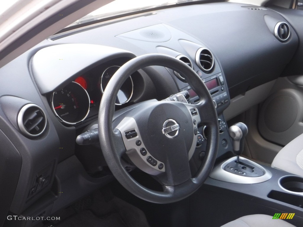 2008 Rogue SL AWD - Phantom White Pearl / Gray photo #14