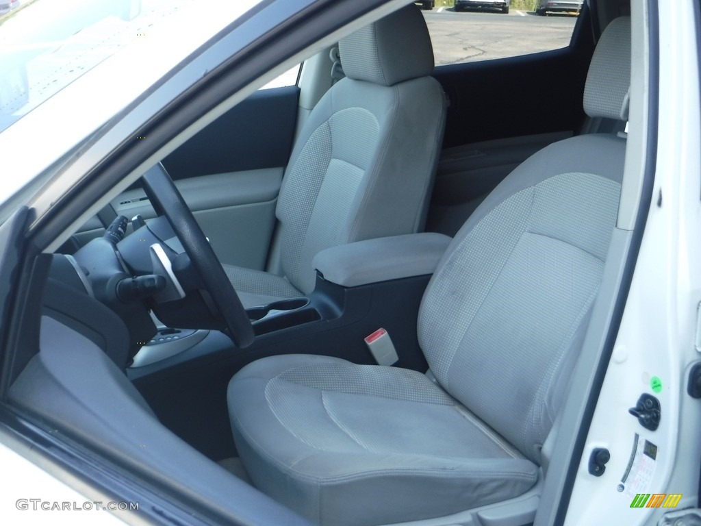 2008 Rogue SL AWD - Phantom White Pearl / Gray photo #15