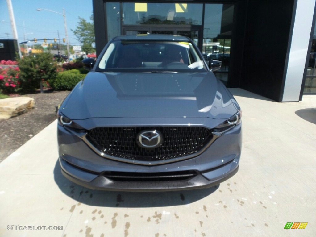 2021 CX-5 Carbon Edition AWD - Polymetal Gray / Red photo #2