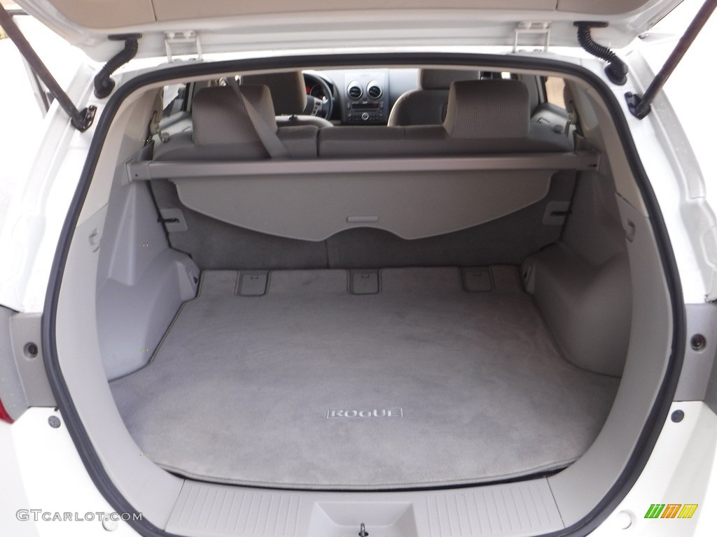 2008 Rogue SL AWD - Phantom White Pearl / Gray photo #24
