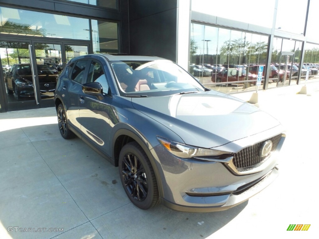 2021 CX-5 Carbon Edition Turbo AWD - Polymetal Gray / Red photo #1
