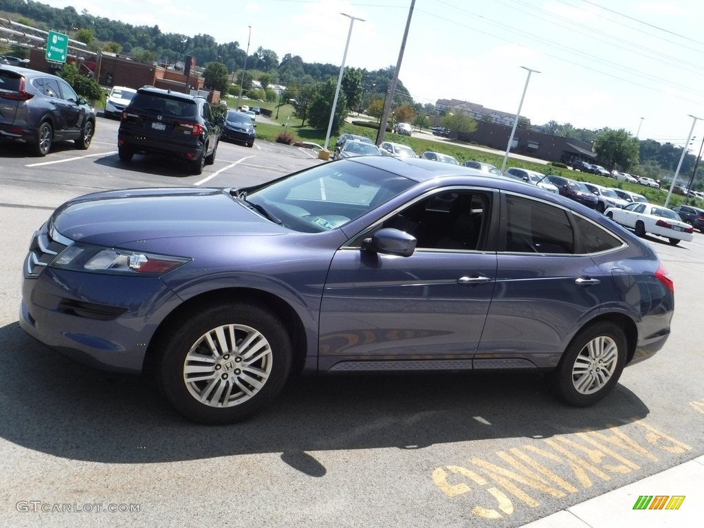 2012 Accord Crosstour EX-L - Twilight Blue Metallic / Black photo #7