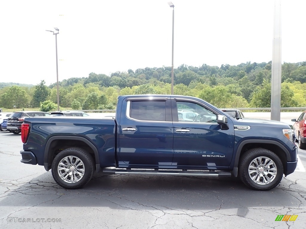 Pacific Blue Metallic 2019 GMC Sierra 1500 Denali Crew Cab 4WD Exterior Photo #142738270