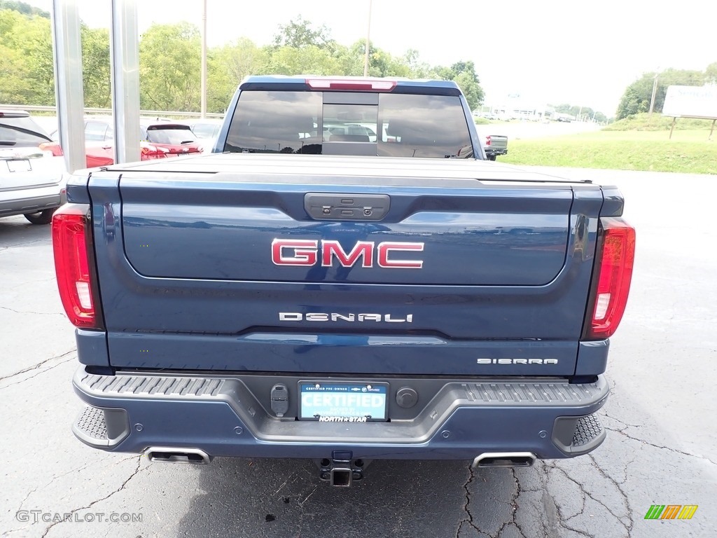 2019 Sierra 1500 Denali Crew Cab 4WD - Pacific Blue Metallic / Dark Walnut/­Dark Ash Grey photo #10