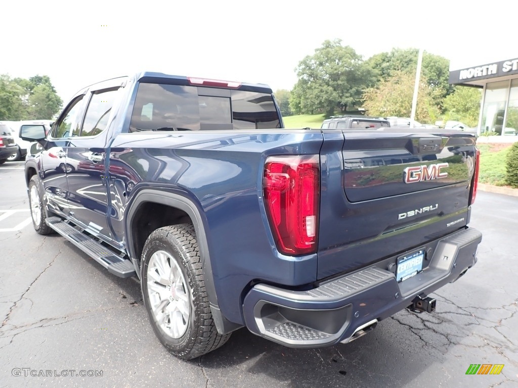 2019 Sierra 1500 Denali Crew Cab 4WD - Pacific Blue Metallic / Dark Walnut/­Dark Ash Grey photo #11