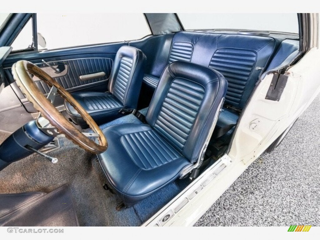 Blue Interior 1965 Ford Mustang Coupe Photo #142738639