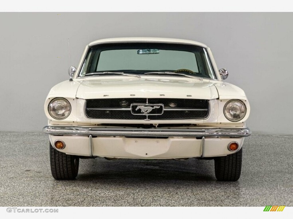 1965 Mustang Coupe - Wimbledon White / Blue photo #7