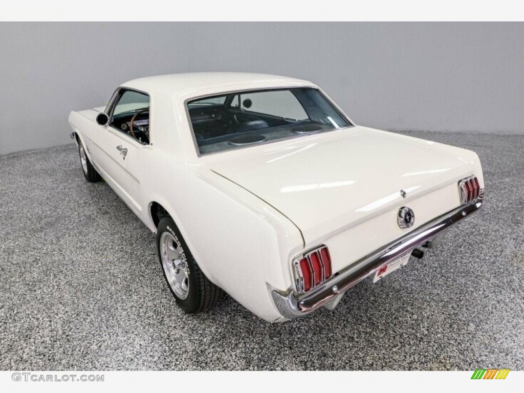 1965 Mustang Coupe - Wimbledon White / Blue photo #8