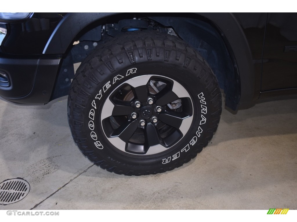 2020 1500 Rebel Crew Cab 4x4 - Diamond Black Crystal Pearl / Red/Black photo #5