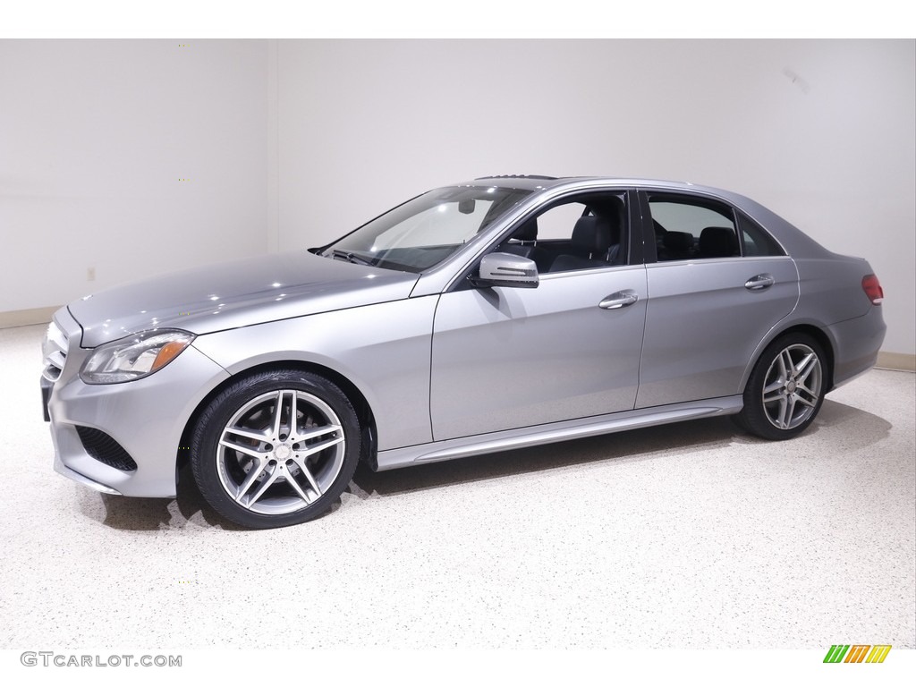 2014 E 350 4Matic Sedan - Paladium Silver Metallic / Black photo #3