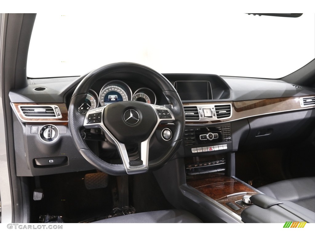 2014 E 350 4Matic Sedan - Paladium Silver Metallic / Black photo #6