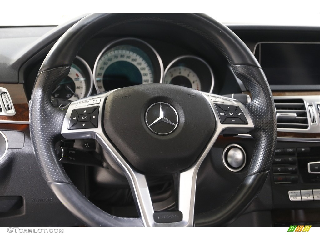 2014 E 350 4Matic Sedan - Paladium Silver Metallic / Black photo #7
