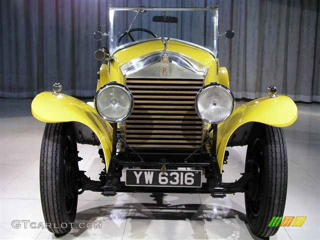1928 20 Barker Tourer Convertible - Yellow / Black photo #4