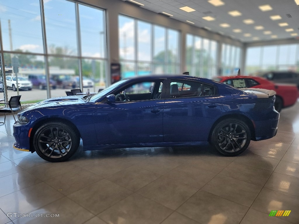 2021 Charger R/T - Indigo Blue / Black photo #3