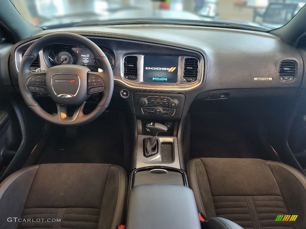 Black Interior 2021 Dodge Charger R/T Photo #142740586