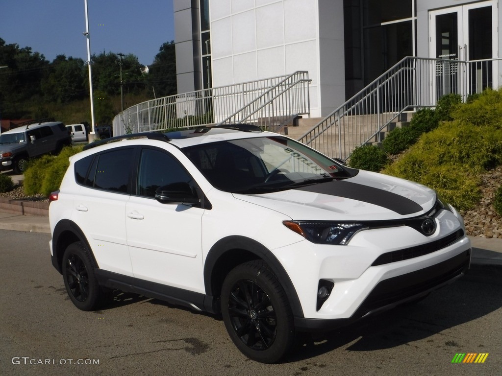 2018 RAV4 Adventure AWD - Super White / Black photo #1