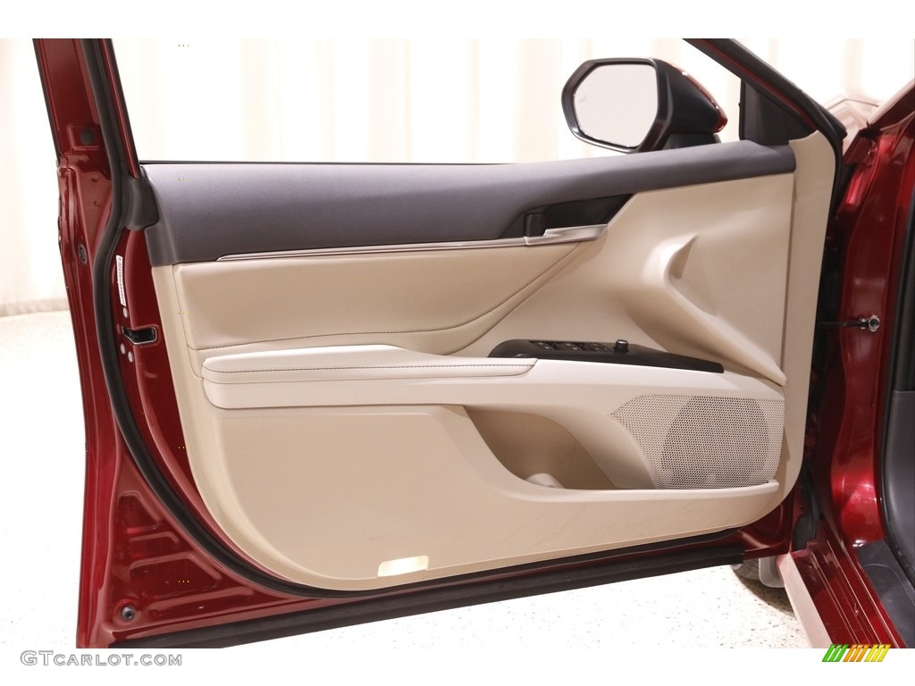 2018 Camry XLE - Ruby Flare Pearl / Macadamia photo #4