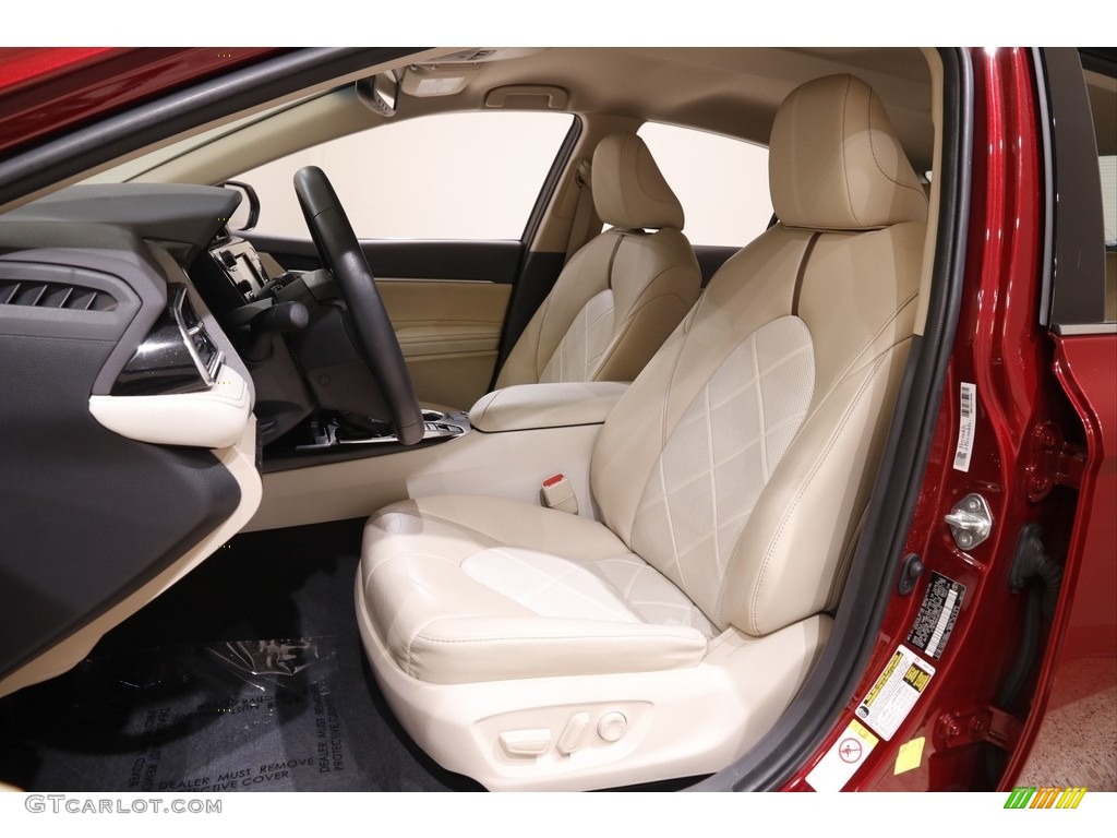 2018 Camry XLE - Ruby Flare Pearl / Macadamia photo #5